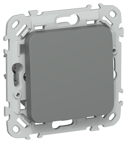 IEK FLITE Выключатель 1-клавишный перекрестный 10А ВС71-1-0-ФлМА мокрый асфальт IEK, FI-V13-0-10-K80