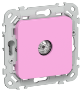 FLITE Розетка TV экранированная оконечная тип M РТВм-1-1-1-ФлПр пурпурный IEK, FI-A13-O-K99