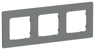 FLITE Рамка 3-местная РУ-3-К-ФлМА мокрый асфальт IEK, FI-M32-32-20-K80