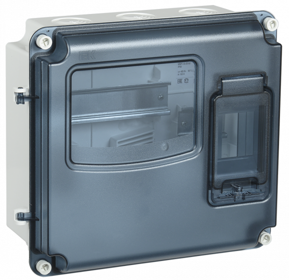 IEK KREPTA 3 Корпус пластиковый ЩУРн-П 1/3 IP66 PC IEK, MSP1-N-03-66-L