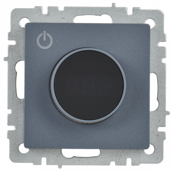 IEK BRITE Термостат электронный с индикацией ТС10-1-БрМ маренго , BR-RT11-K35