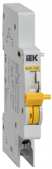 IEK Контакт состояния КС47-150 на DIN-рейку для ВА47-150 IEK, MVA50D-KS-1