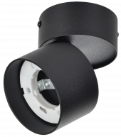 LIGHTING Светильник 4040 настенно-потолочный под лампу GX53 черный IEK, LT-USB0-4040-GX53-1-K02