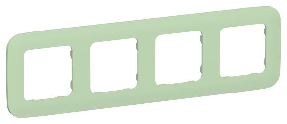 IEK FLITE Рамка 4-местная РУ-4-А-ФлФ фисташковый IEK, FI-M42-31-20-K93