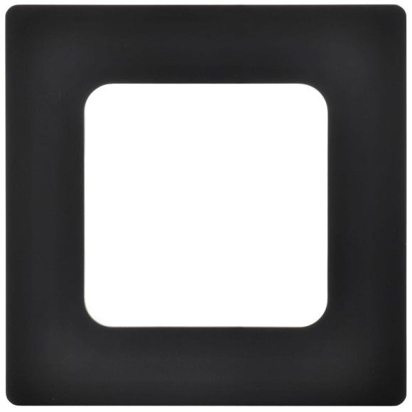 IEK FLITE Рамка 1-местная РУ-1-К-ФлЧ черный IEK, FI-M12-32-20-K02, Classic