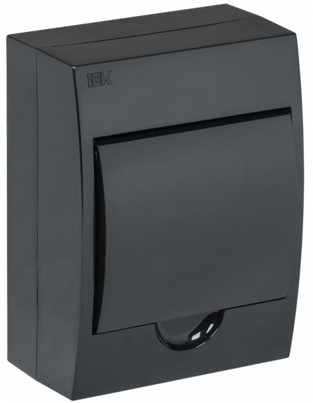 IEK KREPTA 3 Корпус пластиковый ЩРН-П-6 IP41 черный IEK, MKP12-N-06-41-K02