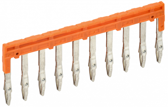 IEK Перемычка гребенчатая для колодки клеммной CP 4мм2 10PIN IEK, YCT20-00-K03-004-EC-10P