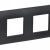 SKANDY Рамка 4-местная SK-F04Bl черный IEK, SK-M42-K02