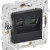 SKANDY Розетка компьютерная двойная RJ45 кат.5E SK-K03Bl черный IEK, SK-K20-1-K02