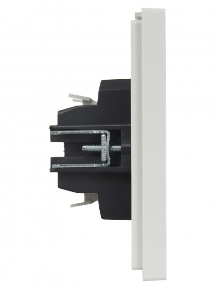 IEK FORTE&PIANO Выключатель 2-клавишный 10А FP205 белый , FP-V20-0-10-1-K01