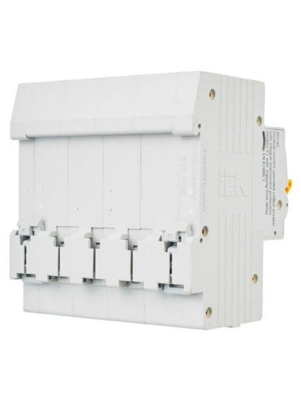 IEK KARAT Дифференциальный автомат АД14S 4P 50А 100мА тип AC IEK, MAD13-4-050-C-100