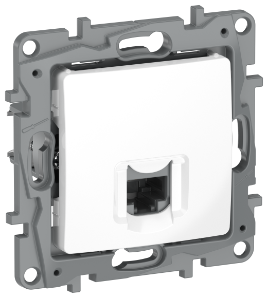 IEK IEKETIKA Розетка компьютерная RJ45 категория 5Е UTP 6722411 белый IEK