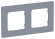 IEK FLITE Рамка 2-местная РУ-2-К-ФлМ маренго IEK, FI-M22-32-20-K35, Classic