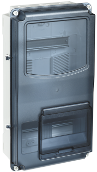 KREPTA 3 Корпус пластиковый ЩУРн-П 3/12 IP66 PC IEK, MSP3-N-12-66-L