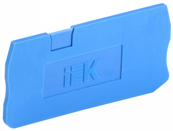 IEK Заглушка для КПИ 3в-1,5/2,5 3 вывода синяя IEK, YZN11D-3-ZGL-002-K07