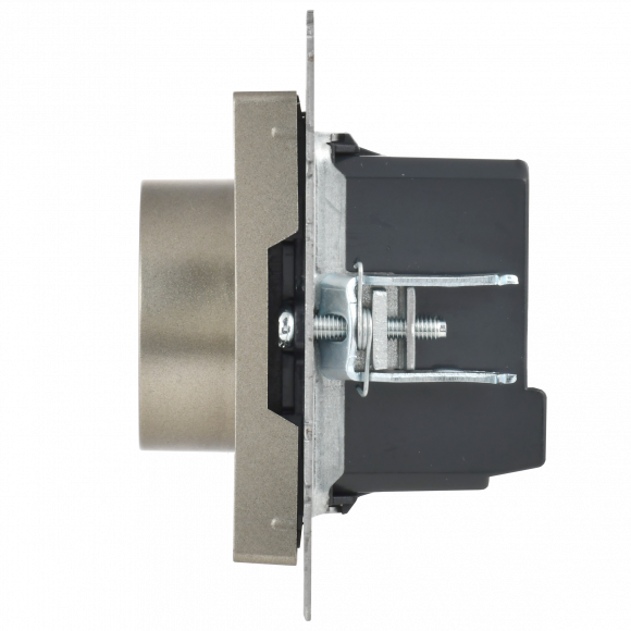 IEK BRITE Термостат электронный с индикацией ТС10-1-БрШ шампань , BR-RT11-K37