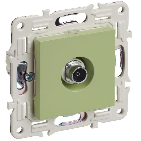 IEK SKANDY Розетка TV оконечная SK-A12G мятный , SK-A10-O-K06 IEK SKANDY Розетка TV оконечная SK-A12G мятный , SK-A10-O-K06