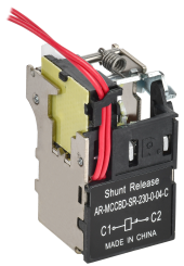 ARMAT Независимый расцепитель левый 230В AC для MCCB типоразмер G; H; I IEK, AR-MCCBD-SR-230-0-04-C