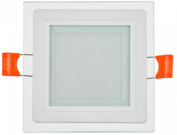 IEK LIGHTING Светильник светодиодный ДВО 1623 со стеклом квадрат 6Вт 4000К IP20 IEK, LDVO0-1623-06-4000-K01