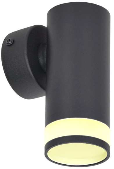 IEK LIGHTING Светильник 4008 накладной настенный под лампу GU10 черный IEK, LT-UBB0-4008-GU10-1-K02