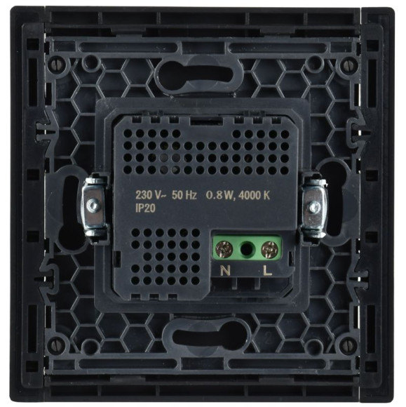 IEK FORTE&PIANO Подсветка LED встраиваемая с датчиком движения FP156 черный , FP-MS11-N-150-05-K02