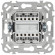 IEK FLITE Выключатель 2-клавишный проходной 10А ВС62-1-0-ФлЖ жемчуг IEK, FI-V22-0-10-1-K36