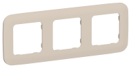 FLITE Рамка 3-местная РУ-3-А-ФлЛ льняной IEK, FI-M32-31-20-K88