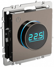 BRITE Термостат электронный с индикацией ТС10-1-БрТБ темная бронза , BR-RT11-K45