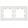 IEK BRITE Рамка 2-местная РУ-2-БрБ белый , BR-M22-K01