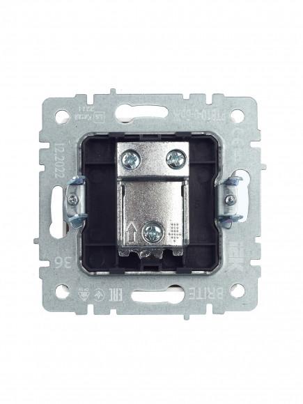 IEK BRITE Розетка TV проходная РТВ10-0-БрЖ жемчуг IEK, BR-A10-P-K36