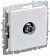 IEK BRITE Розетка TV проходная РТВ10-0-БрЖ жемчуг IEK, BR-A10-P-K36