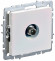 IEK BRITE Розетка TV проходная РТВ10-0-БрЖ жемчуг IEK, BR-A10-P-K36