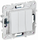 IEK SKANDY Выключатель 3-клавишный 10А SK-V11W арктический белый , SK-V30-0-10-K01