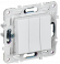 IEK SKANDY Выключатель 3-клавишный 10А SK-V11W арктический белый , SK-V30-0-10-K01