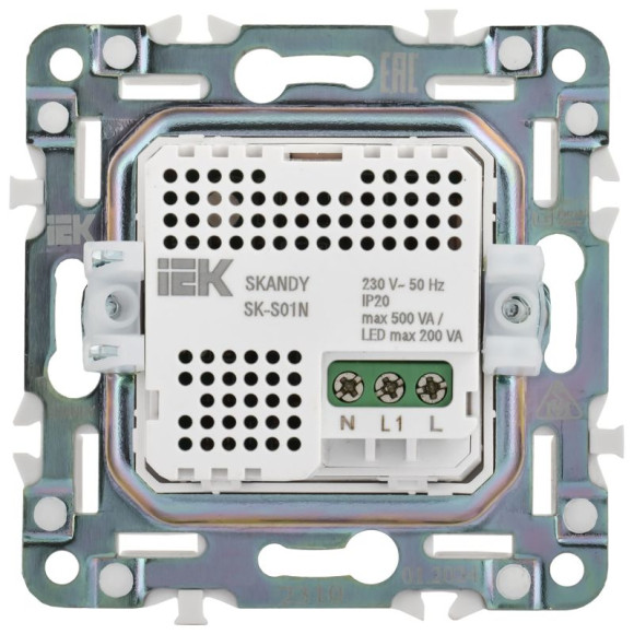 IEK SKANDY Датчик движения SK-S01N металл никель , SK-MS10-N-150-05-K50