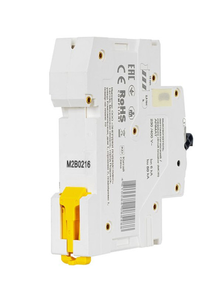 IEK ARMAT Автоматический выключатель M06N 1P B 2А IEK, AR-M06N-1-B002
