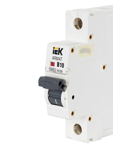 IEK ARMAT Автоматический выключатель M10N 1P B 10А IEK, AR-M10N-1-B010