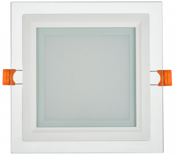 IEK LIGHTING Светильник светодиодный ДВО 1624 со стеклом квадрат 12Вт 4000К IP20 IEK, LDVO0-1624-12-4000-K01