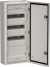 IEK TITAN 5 Корпус металлический ЩРн-48 (1х48) 710х310х140мм IP54 серый (одна дверь) IEK, TI5-50-N-048-54-7035