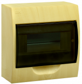 KREPTA 3 Корпус пластиковый ЩРН-П-8 IP41 сосна IEK, MKP12-N-08-41-K34