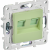 SKANDY Розетка компьютерная двойная RJ45 кат.5E SK-K03G мятный IEK, SK-K20-1-K06