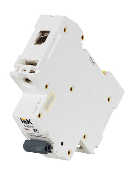 IEK ARMAT Автоматический выключатель M06N 1P B 6А IEK, AR-M06N-1-B006