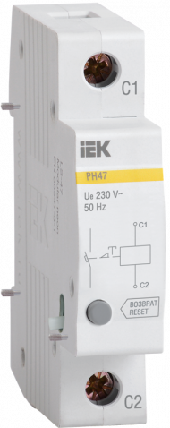 Расцепитель независимый РН47 новая серия на DIN-рейку IEK, MVA01D-RN