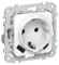 IEK FLITE Розетка 1-местная с заземлением с защитными шторками 16А с USB A+C 20Вт РСЮшс11-0-ФлБ белый IEK, FI-R14-16-U22-020-K01