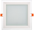 IEK LIGHTING Светильник светодиодный ДВО 1625 со стеклом квадрат 18Вт 4000К IP20 IEK, LDVO0-1625-18-4000-K01