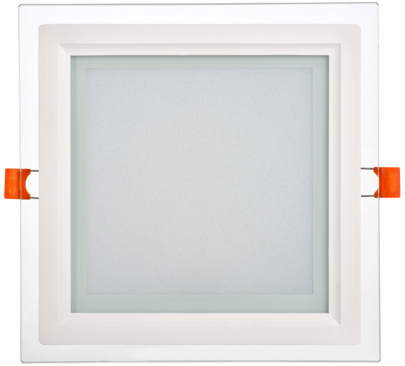 IEK LIGHTING Светильник светодиодный ДВО 1625 со стеклом квадрат 18Вт 4000К IP20 IEK, LDVO0-1625-18-4000-K01