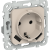 FLITE Розетка 1-местная с заземлением с защитными шторками 16А с USB A+A 3,1А РСЮша11-0-ФлЛ льняной IEK, FI-R14-16-U21-D31-K88