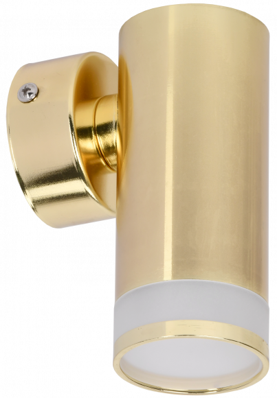 IEK LIGHTING Светильник 4008 накладной настенный под лампу GU10 золото IEK, LT-UBB0-4008-GU10-1-K22