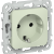 FLITE Розетка с заземлением без защитных шторок безвинтовое крепление 16А РС11-1-ФлП панг IEK, FI-R11-16-1-K92