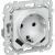 FLITE Розетка 1-местная с заземлением с защитными шторками 16А с USB A+C 20Вт безвинтовое крепление РСЮшс11-1-ФлЖ жемчуг IEK, FI-R14-16-1-U22-020-K36